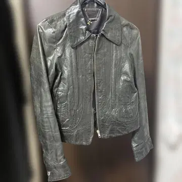 moussy 마우지 소가죽 디즈니 리얼 가죽 자켓