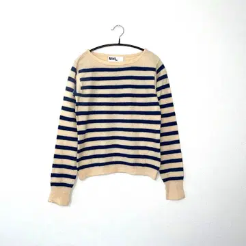 MHL. 마가렛호웰 울 보더 니트 II 사이즈