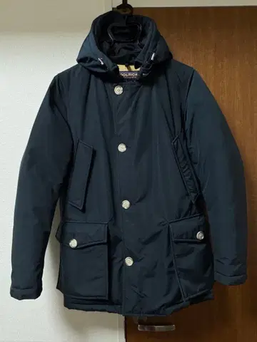 울리치 아크틱 후드티 블랙 3xs 다운 남성용