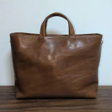 이케노 공방 소가죽 2way 토트