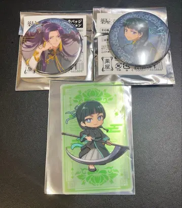 약사의 혼잣말 괴기담 할로윈 캔뱃지 클리어 카드 임시 고양이