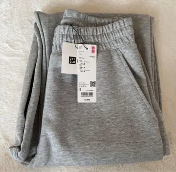 맨투맨 와이드 팬츠 유니클로 C 그레이 S