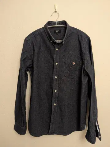 BEAMS HEART 긴팔 셔츠 L 다크 블루