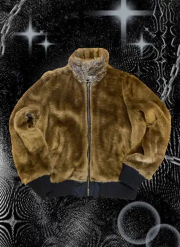 시크 스타일 y2k 그런지 헤이세이 리버서블 퍼 자켓