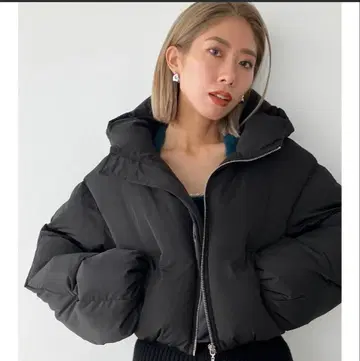 EMODA 블랙 다운 자켓