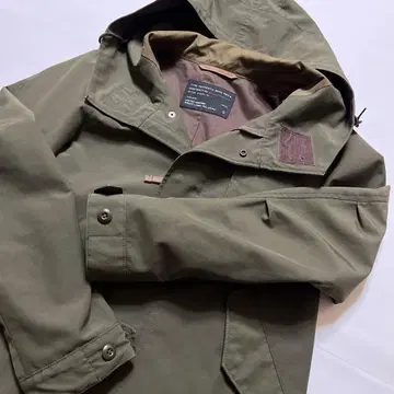 UNITED ARROWS 마운틴 후드티 블루종 올리브