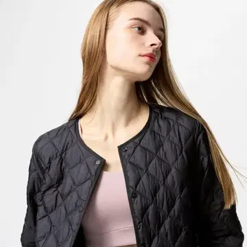 퍼프 테크 퀼팅 자켓