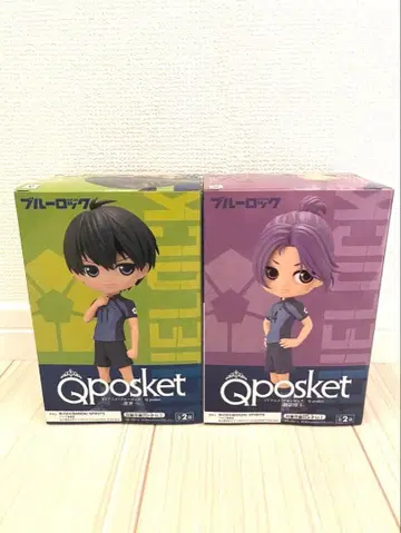 Qposket 블루 록 피규어 세트 2체