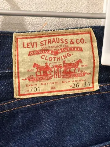 LEVI'S 701 스트레이트 데님 W26 L34