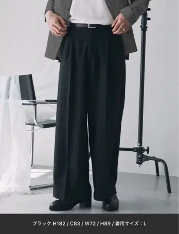 블랙 슬랙스 L 사이즈