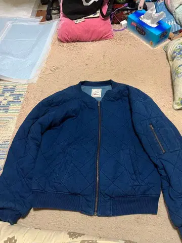 Heart market 네이비 퀼팅 자켓