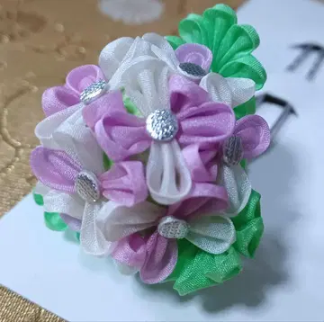 교토 기온 긴치쿠도 수국 콩 헤어콤 maiko geiko