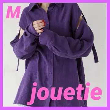 새상품급 2WAY 루즈 거즈 셔츠 jouetie