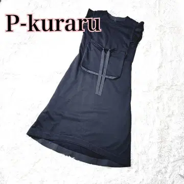 P-kuraru sac robe 사크 로브 부착 원피스 BLACK