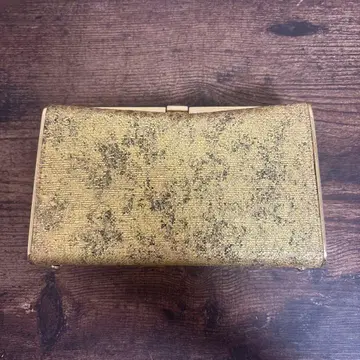 교토 니시진 비단 골드 클러치백 No.01 (기온 사이토)