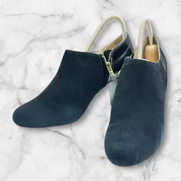 PICHE ABAHOUSE 숏부츠 부티 블랙 사이드 지퍼