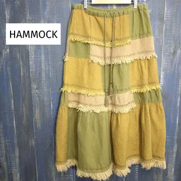 HAMMOCK 해먹 롱 스커트 프린지 트위드 민족