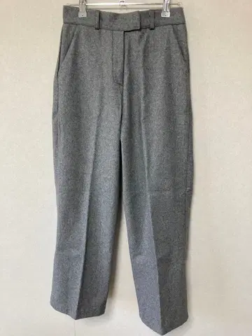 한국 패션 와이드 팬츠 그레이 S 사이즈