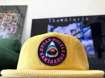 USA SANTA CRUZ 산타크루즈 코듀로이 캡 옐로우 컬러