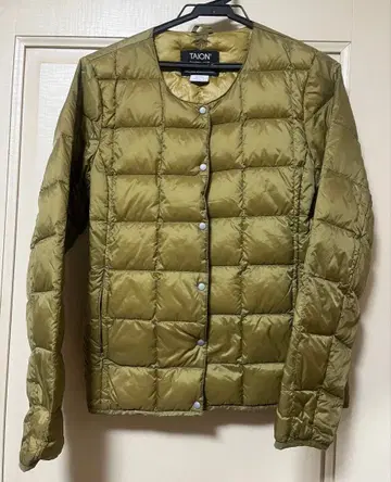 TAION 올리브 그린 다운 자켓