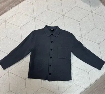 밀라노 리브 셔츠 가디건