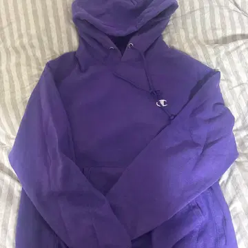Champion Reverse Weave 후드티 M 퍼플