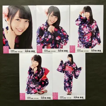 무카이치 미온 AKB48 브로마이드 5장 컴프 20