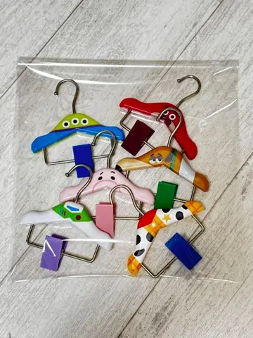 토이스토리 마그넷 포함 미니 행거 6개 세트