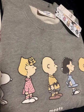 미사용 새상품 피넛 젤라또피케옴 쭈리 풀오버 그레이(L)