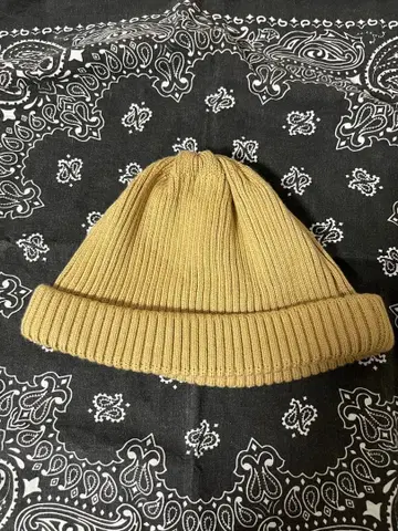 ROTOTO 코튼 롤업 비니 BEIGE