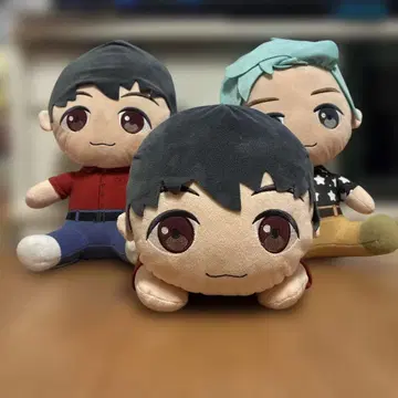 BTS 봉제 인형 마스코트 3개 세트