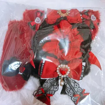 인형 옷 빨간색 10cm