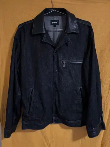 Schott 네프 블랙 데님 자켓