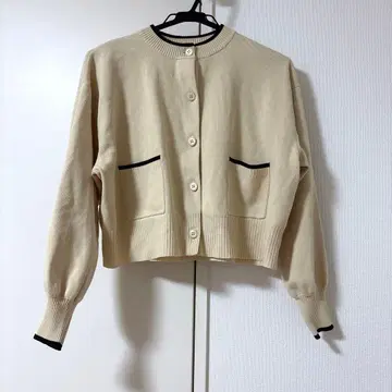 LOWRYS FARM 선택 가능한 기장감 스펀지 크루 가디건