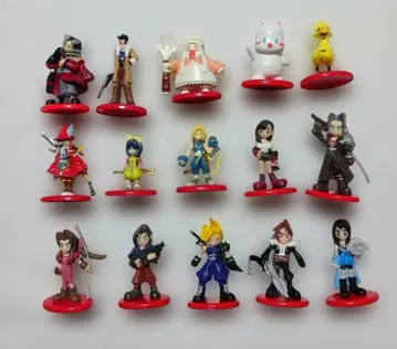 파이널 판타지 코카콜라 덤 피규어 15개 레트로