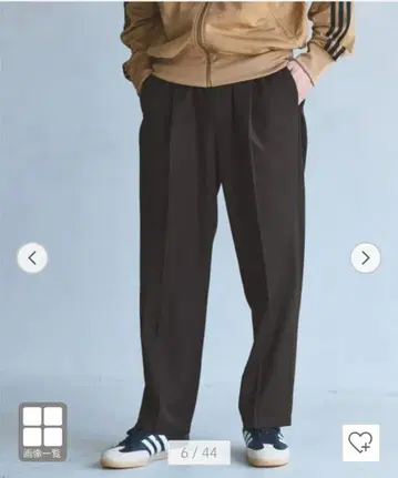 올마이 이지 팬츠 green label relaxing 브라운 M