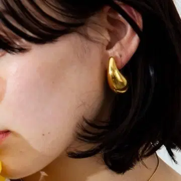 ivy.acc*아이비 액세서리 스테인리스 귀걸이 골드