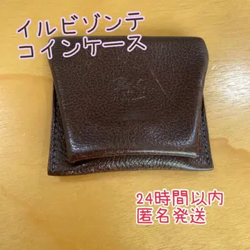 일비종떼 IL BISONTE 코인 케이스 다크 브라운