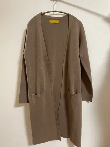 ROSSO 어반 리서치 브라운 롱 가디건