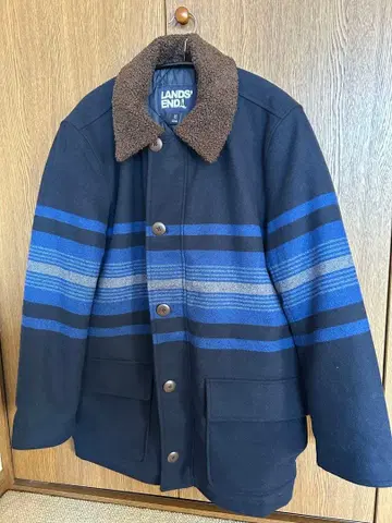 랜즈엔드 울 코트 자켓 필드 코트