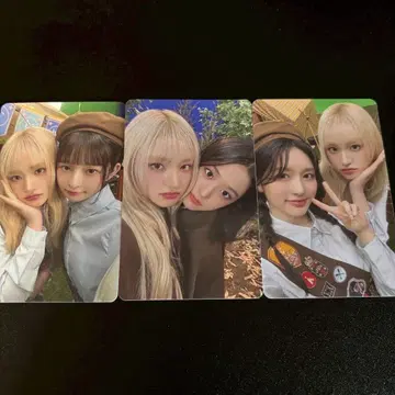 IVE 리즈 SCOUT 서울콘 3장 케미 유닛 랜트 트레이딩 카드