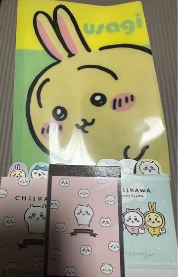 치이카와 메모장 클리어 파일 세트