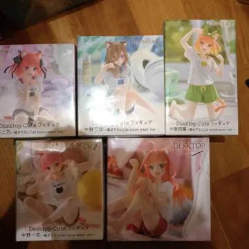 5등분의 신부 Desktop Cute 피규어 5종