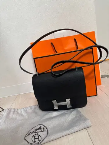 콘스탄스 미니 블랙 실버 금장 장식