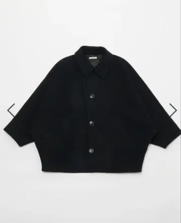 niko and - 라이트 모사 돌먼 자켓 코트 블랙