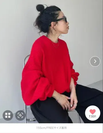 wee9s 퍼펙트 실루엣 슈퍼 오버 니트