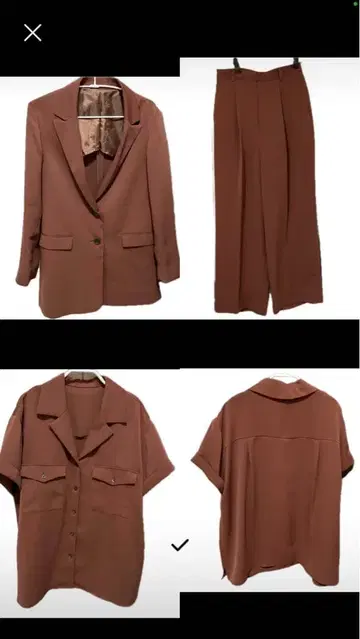 수트 컴퍼니 3점 셋업 팬츠 하자품