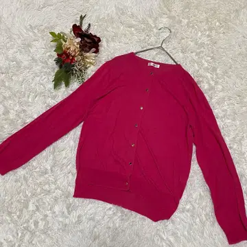 [ a.v.v standard / 아베베 ] 핑크 긴팔 가디건 (L)