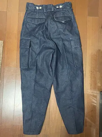 다크 블루 카고 데님 팬츠 US ssize