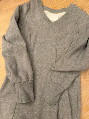 casa fline 맨투맨 긴팔 롱 원피스